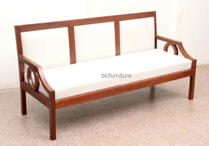 Contemporary wooden sofa set in Teakwood 3