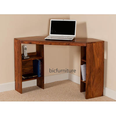 Corner wooden writing table1