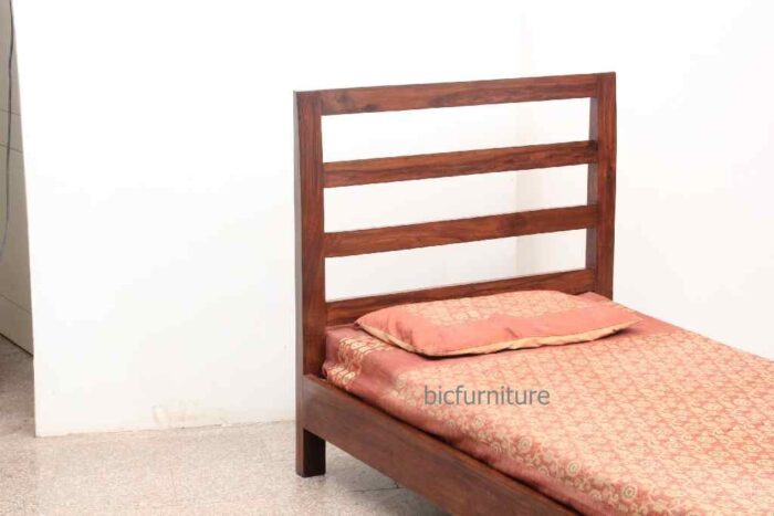 Highback wooden single bed 4