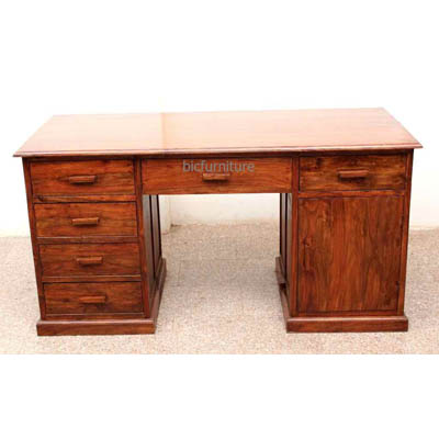 Large wooden office writing table 1