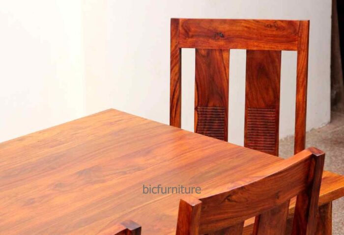 Six seater solid wood dining table 6