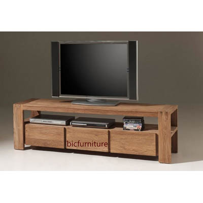 Wooden tv cabinet 3 drawers