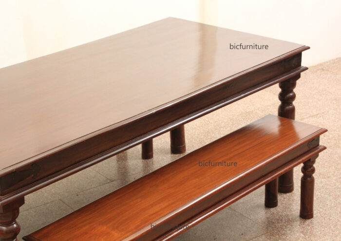 Wooden dining bench 4