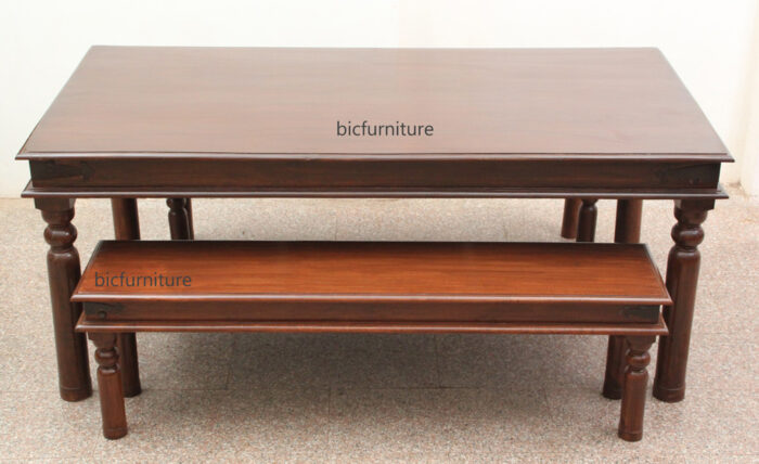 Wooden dining bench 5