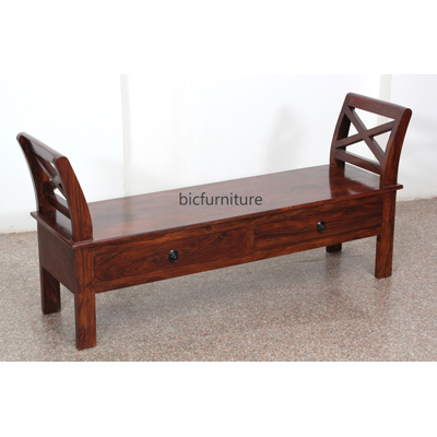 Wooden drawer bench 1