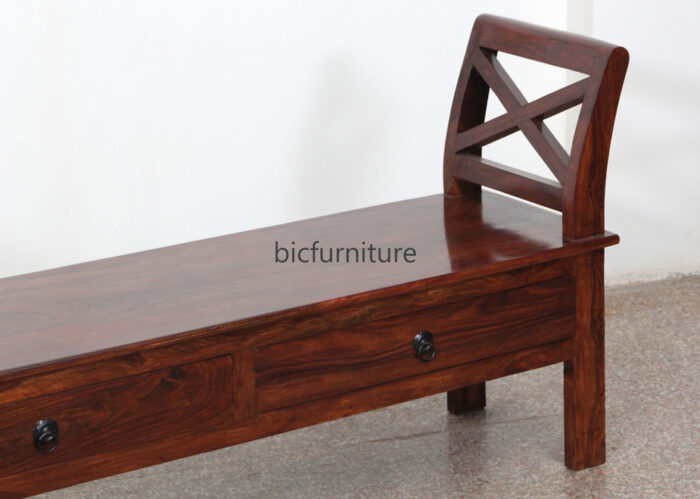 Wooden drawer bench 3