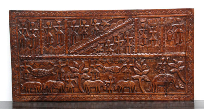 Wooden carved panel 21