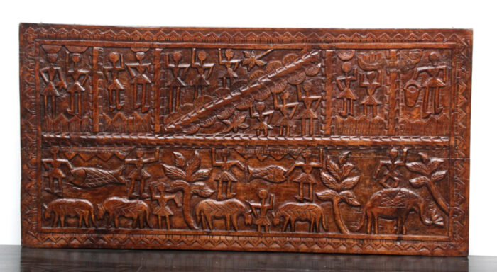 Wooden carved panel 41