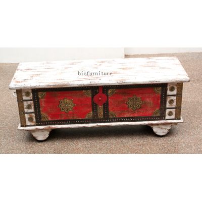 wooden painted blanket box11