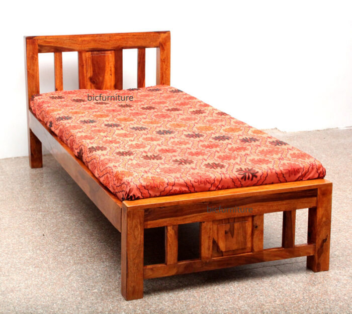 wooden single  bed mumbai 3