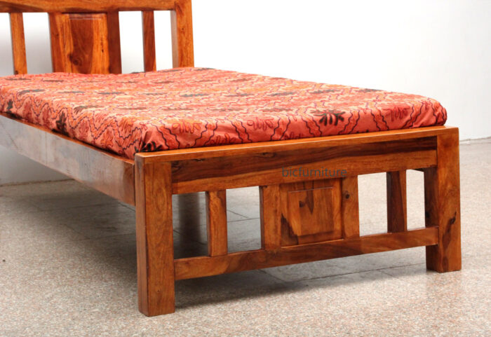 wooden single  bed mumbai 4