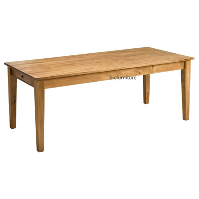 Rectulangular wooden table teak 1
