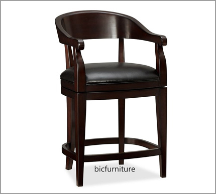 Wooden Bar stool arms 2