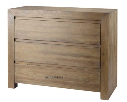 teakwood chest of drawers 3 drawer 1