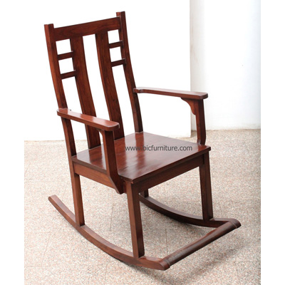 Teakwood  rocking  chair 1