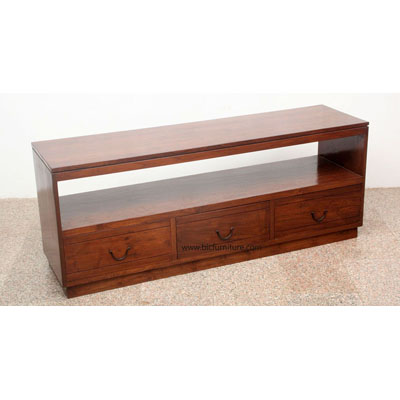 Wooden drawers tv cabinet 1