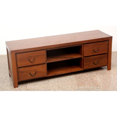 Wooden side drawers tv cabinet 1