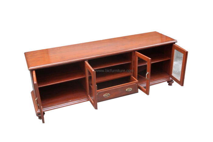 wooden low tv cabinet 3