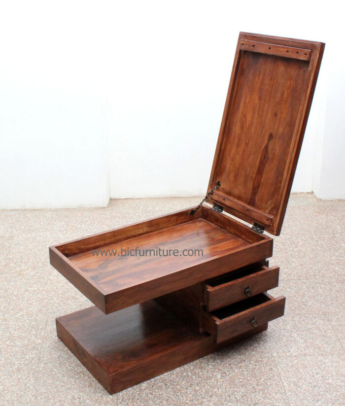 Sheesham wood coffee table  4 drawers