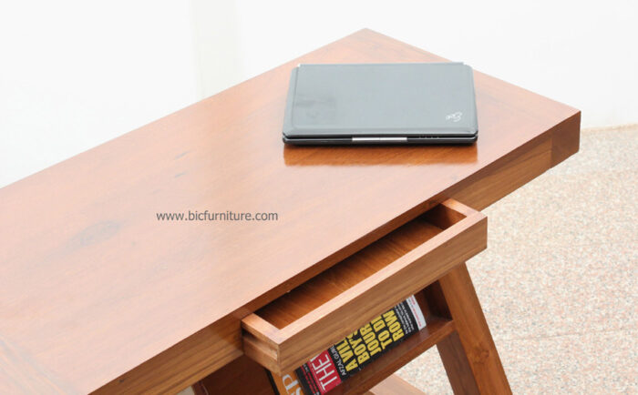 Stylish writing table  teak wood 4
