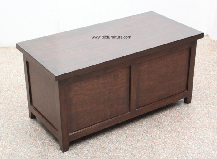 Wooden storage box teak 1