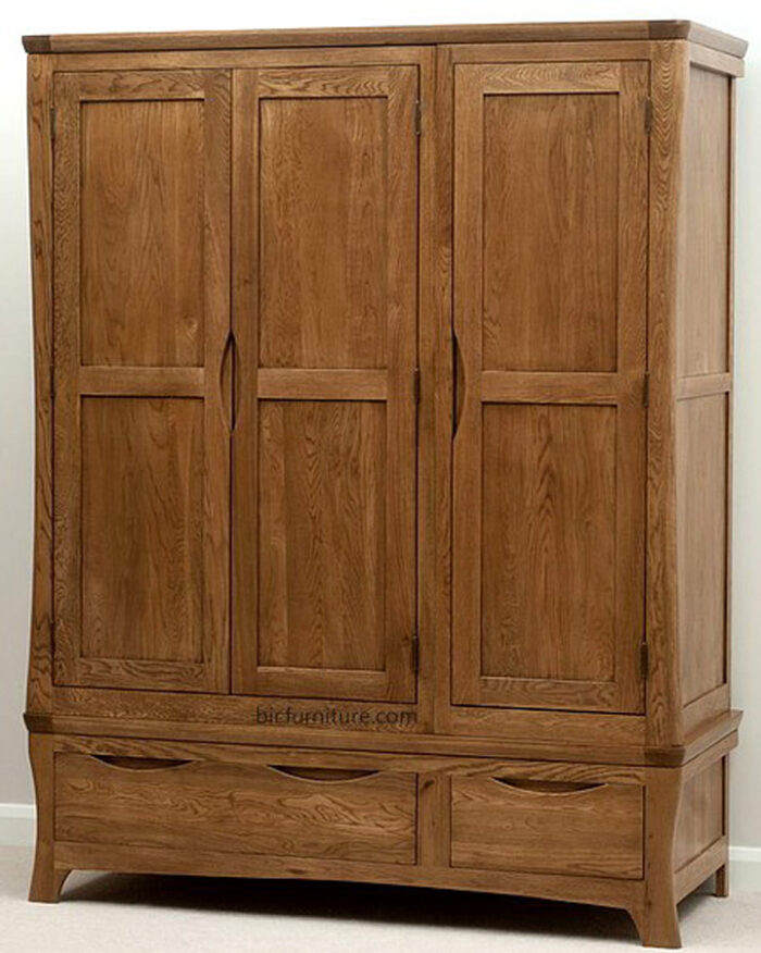 3 door wooden cupboard 1