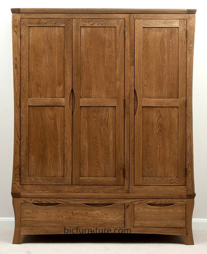 3 door wooden cupboard 3