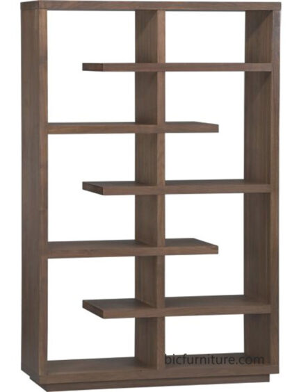 open bookshelf rack wooden