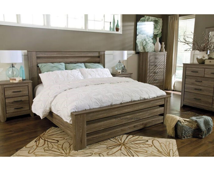 slats teakwood bedroom set