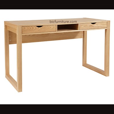 sleek office table wood 2 3
