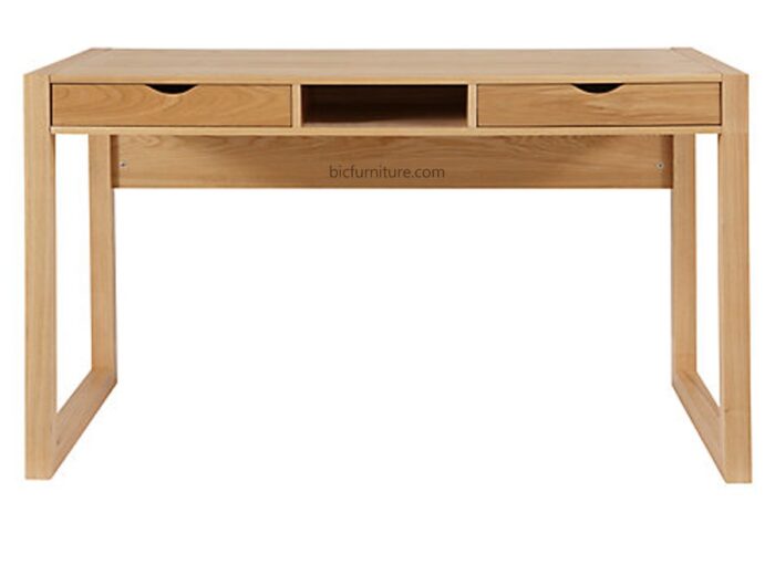 sleek office table wood 2