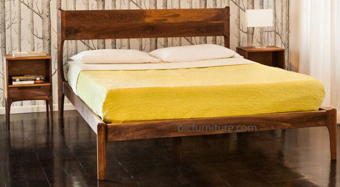 wooden simple double bed1