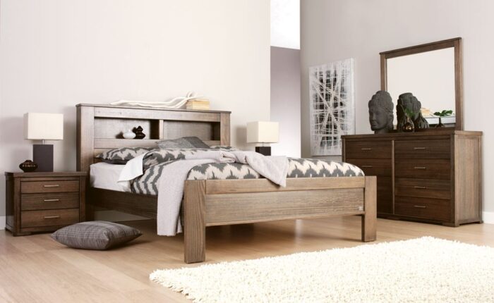 simple design teak full bedroom1