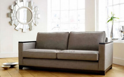 Wooden fabric sofa