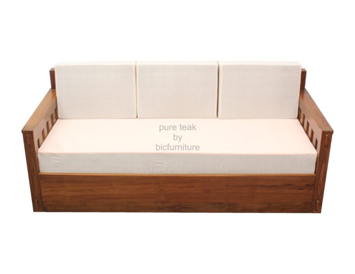 solid wood sofa cum bed