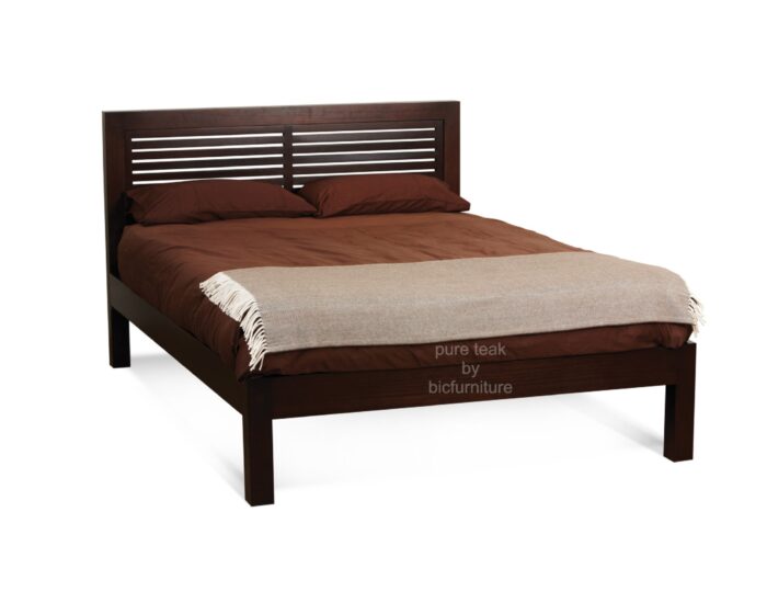 modern wooden bed