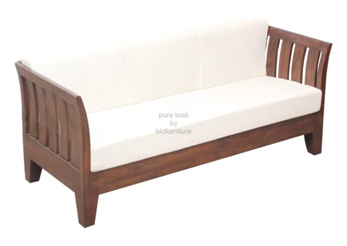 Spaceous teakwood sofa 3 seater mumbai