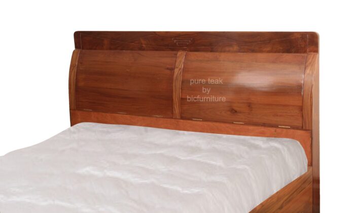 Wooden storage bed