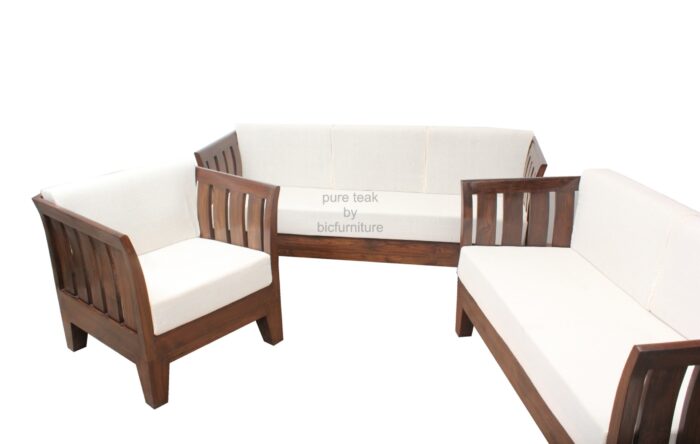 stylish teakwood sofa set