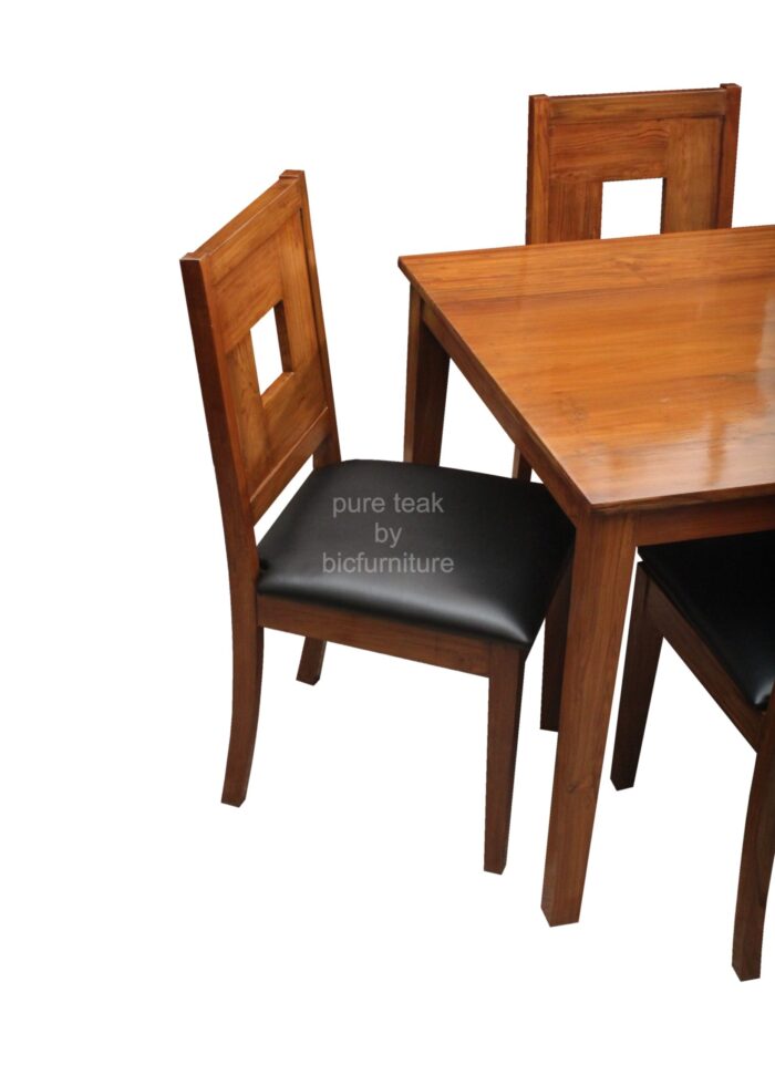 6 seater dining table set wood