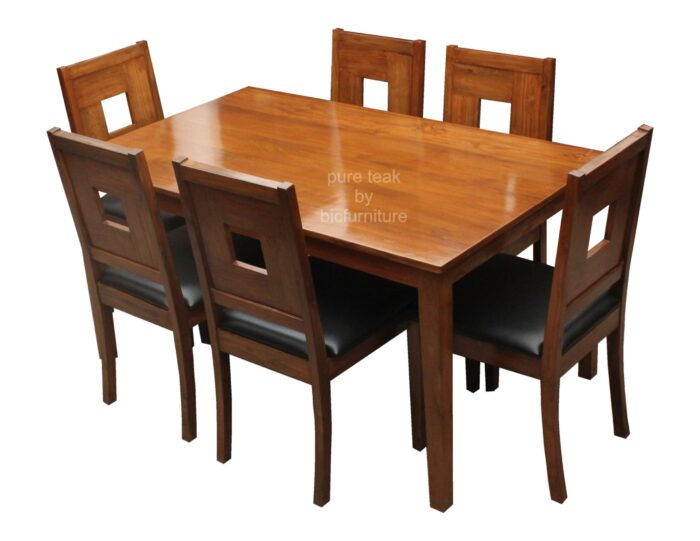 Modern teakwood diniing table set