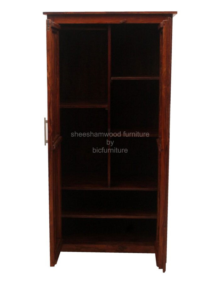 wooden 2 door cupboard sheesham