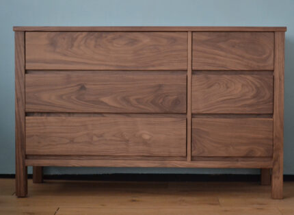 wooden 6 drawer dresser
