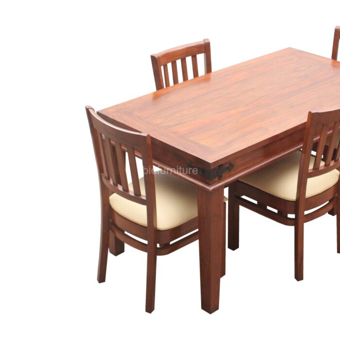 small wooden dining set