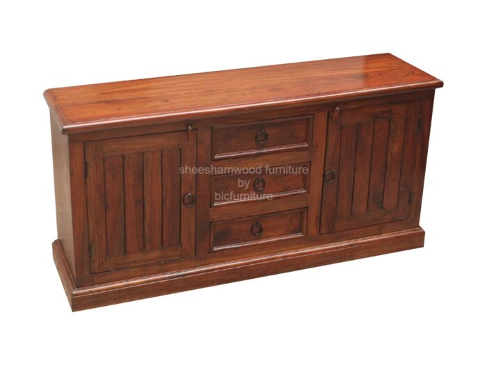 small wooden low sideboard