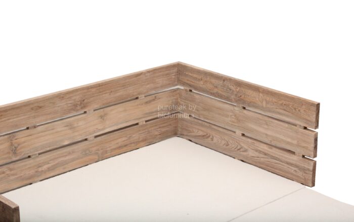 teak wood sofa 5 x 6. 2