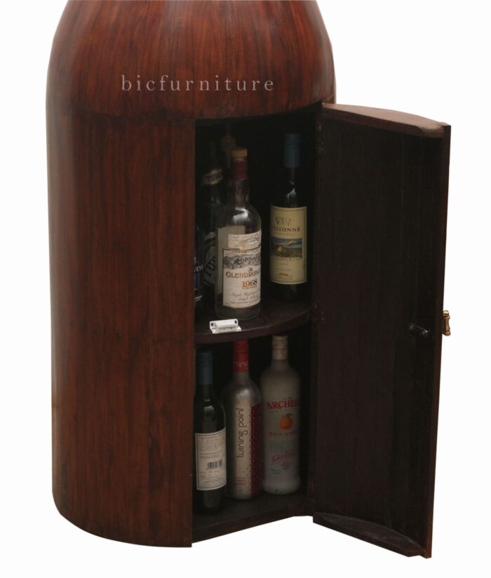 Seesham wood wineshape cabinet copy