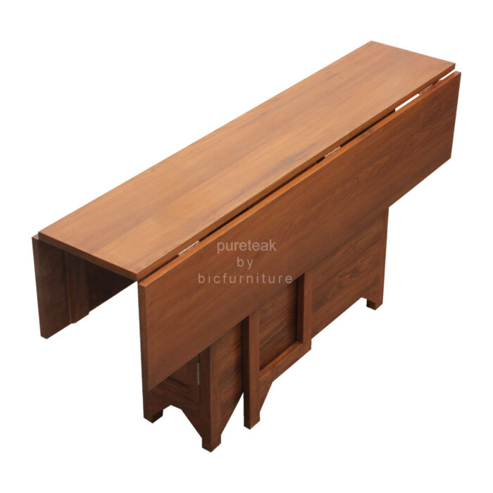 Solid wood foulding dinning table1