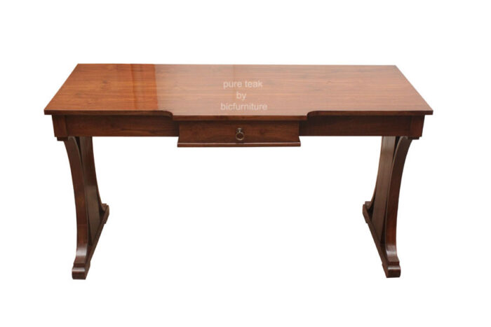 Writing table in teak wood for mumbai