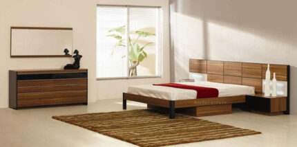 bed room set with modern concept
